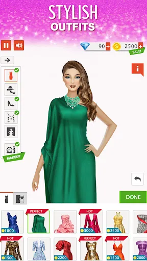 Capturas de pantalla de Fashion Stylist: Dress Up Game