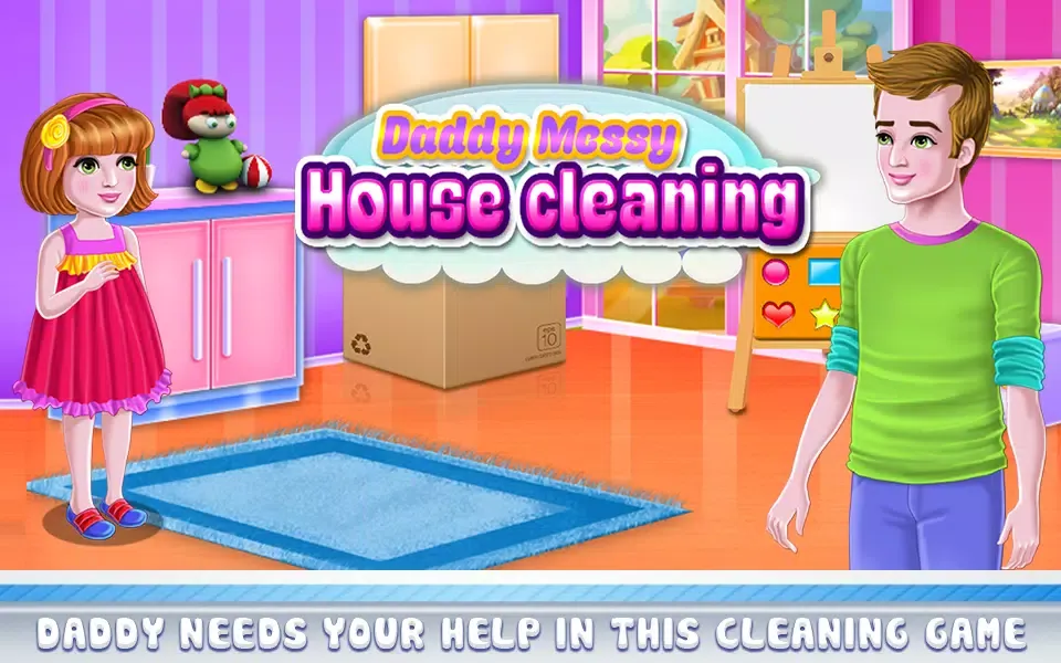 Daddy Messy House Cleaning スクリーンショット