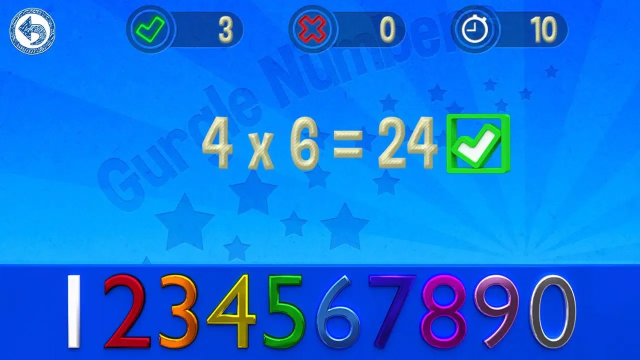 Gurgle Numbers Lite স্ক্রিনশট