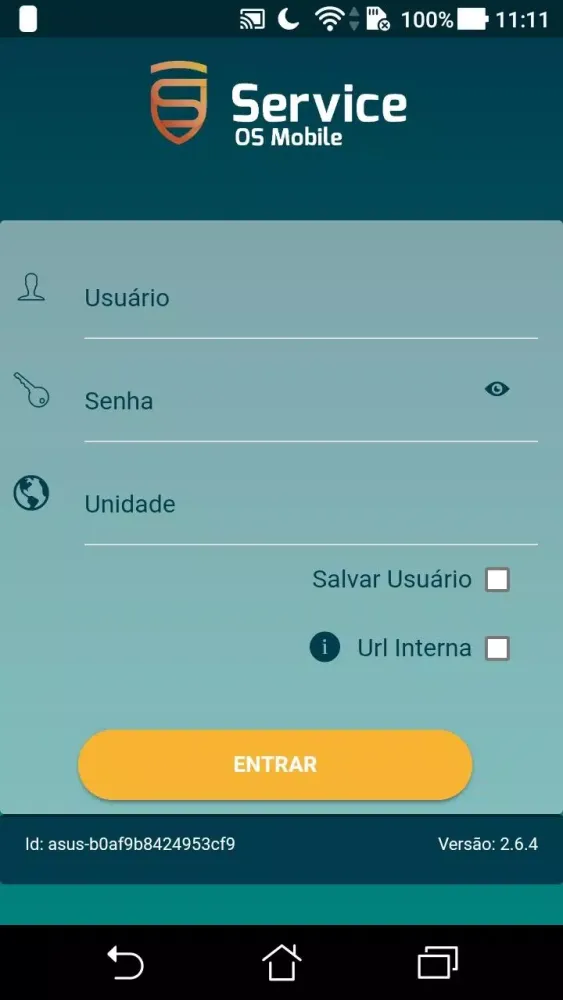 Screenshot di Service OS Mobile