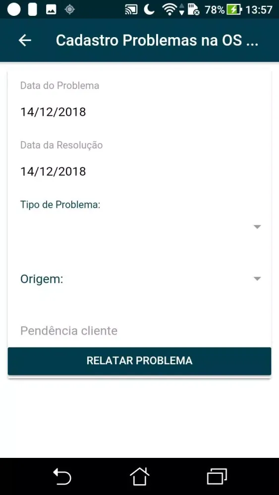 Screenshot di Service OS Mobile