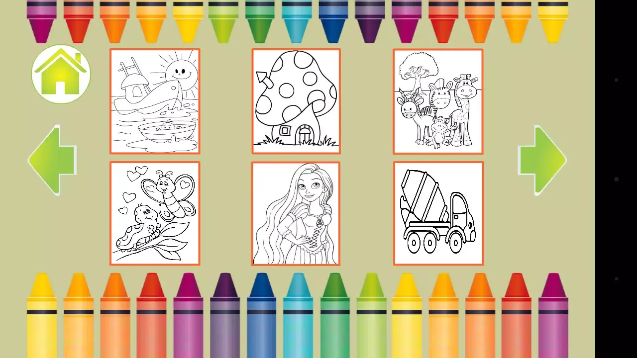 ภาพหน้าจอของ Coloring Book : Color and Draw