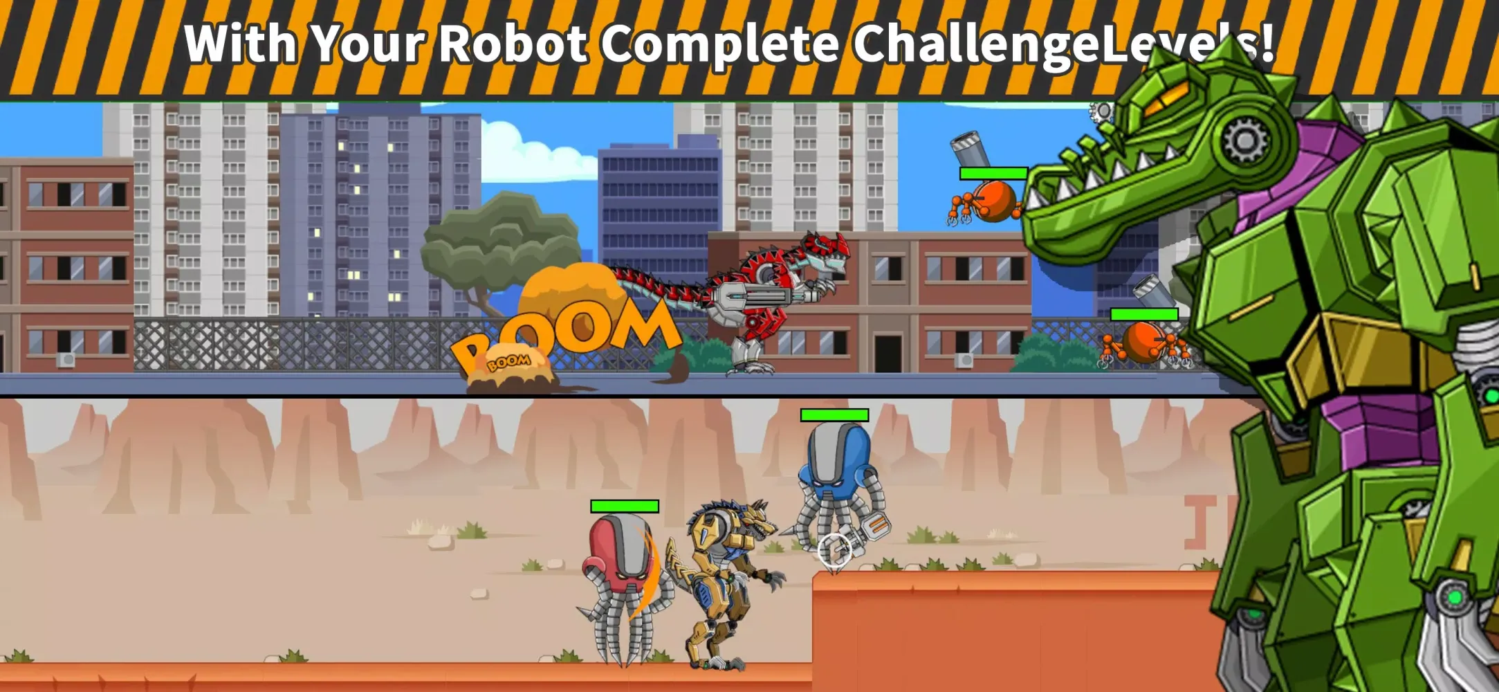 Ảnh chụp màn hình của Robot Mexico Rex - Dino Army