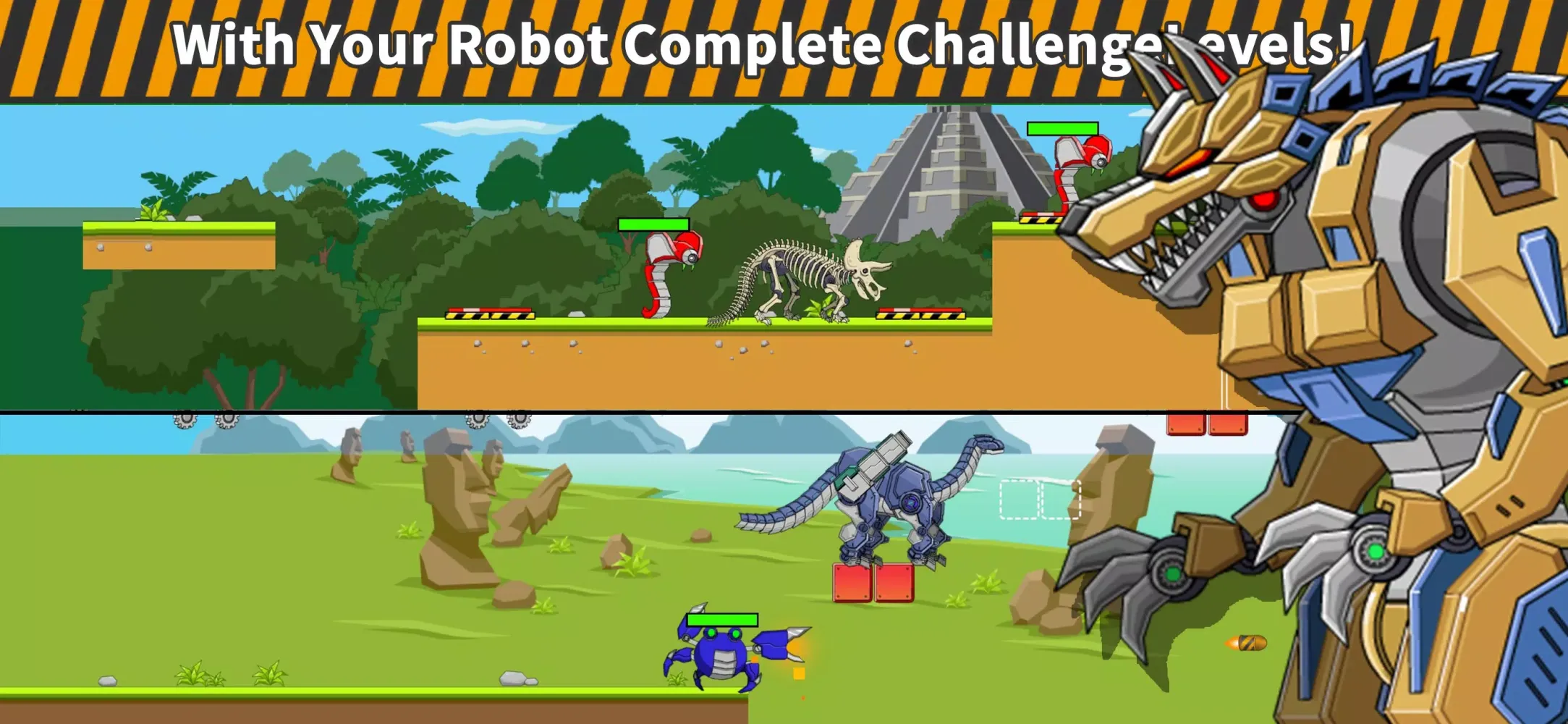 Ảnh chụp màn hình của Robot Mexico Rex - Dino Army