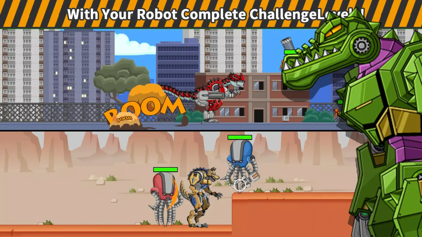 Ảnh chụp màn hình của Robot Mexico Rex - Dino Army