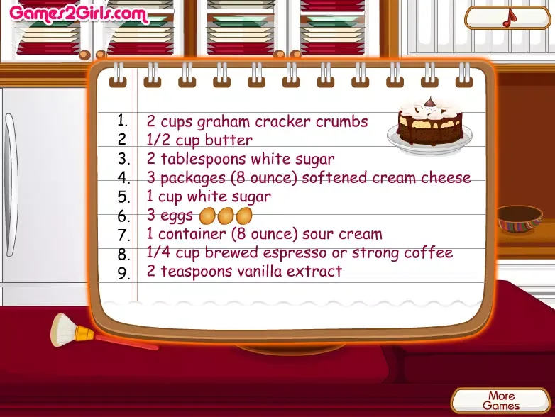 games cake cooking for girls স্ক্রিনশট