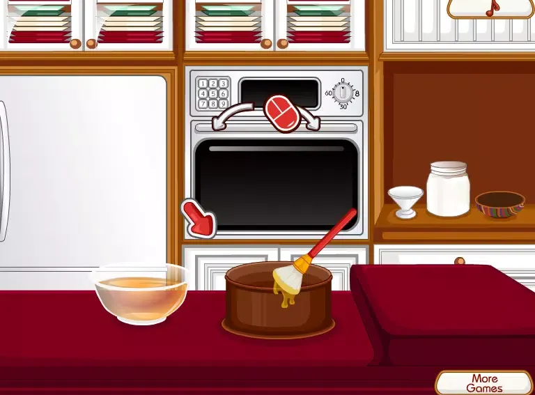 games cake cooking for girls স্ক্রিনশট
