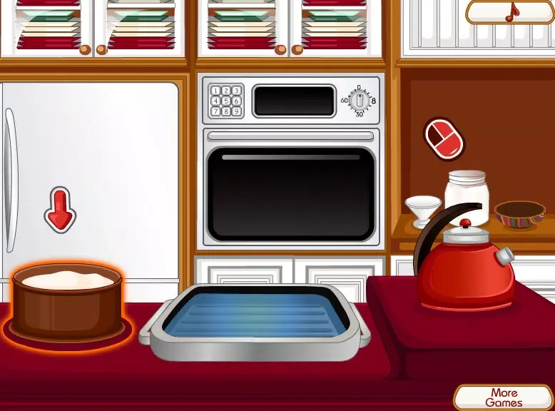 games cake cooking for girls স্ক্রিনশট