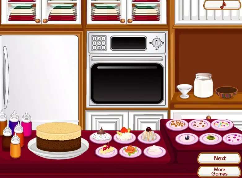 games cake cooking for girls স্ক্রিনশট