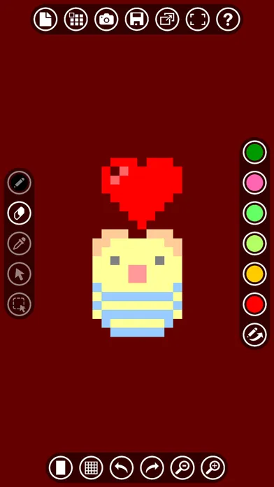 ภาพหน้าจอของ Pixel Painter Pro