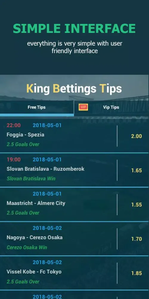 King Betting Screenshots