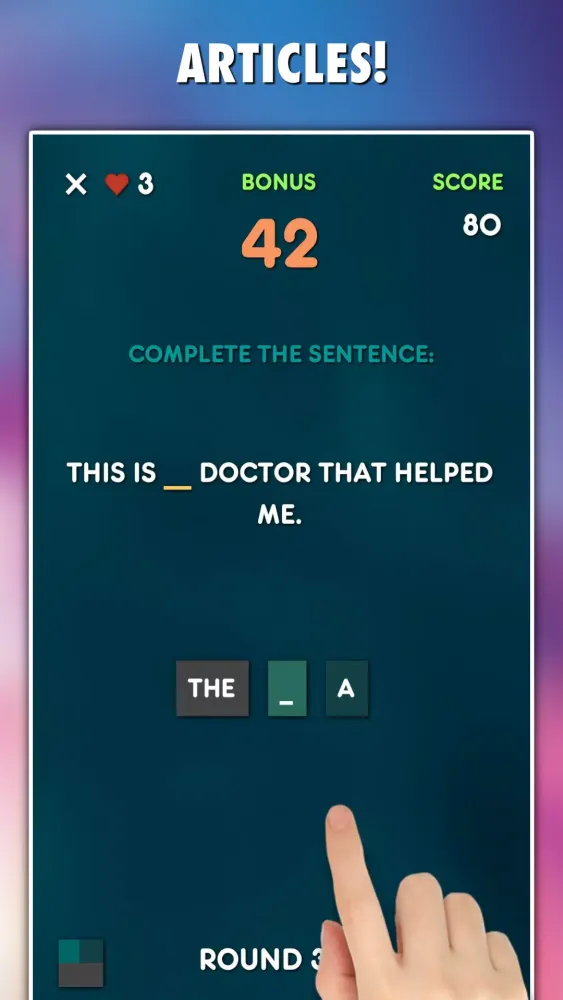 Capturas de pantalla de English Grammar Games 10-in-1
