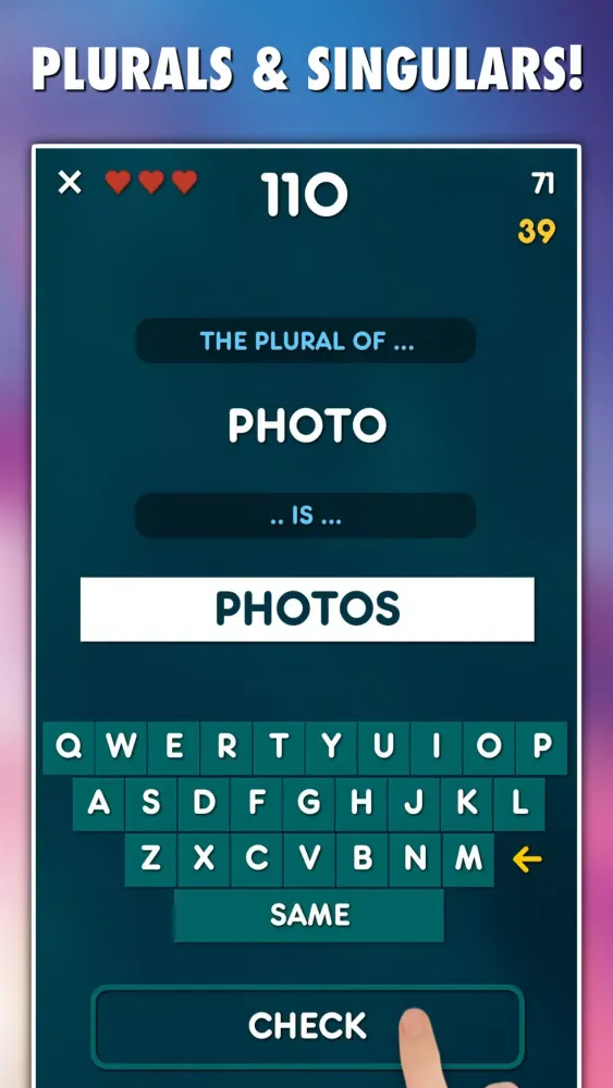 Capturas de pantalla de English Grammar Games 10-in-1
