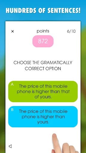 Capturas de tela do My English Grammar Test PRO