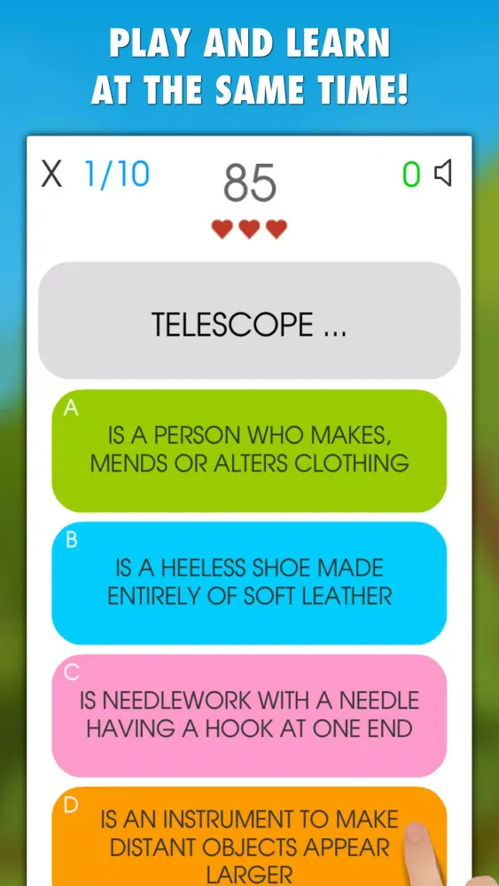 Spelling Bee Word Quiz Screenshots