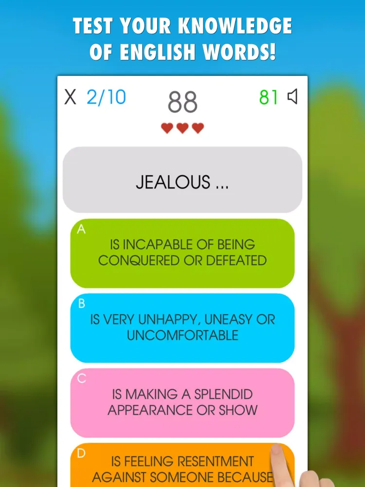 Spelling Bee Word Quiz Screenshots