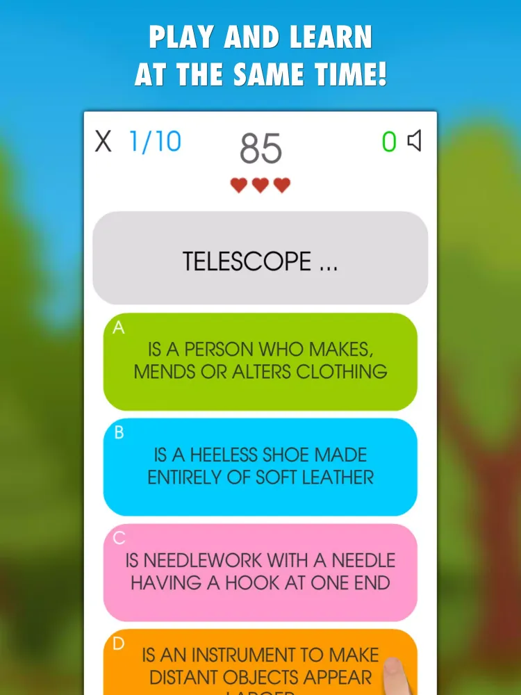Spelling Bee Word Quiz Screenshots