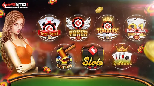 Gamentio 3D: Poker Teenpatti R Screenshots