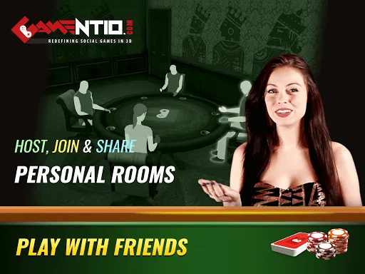 Gamentio 3D: Poker Teenpatti R Screenshots