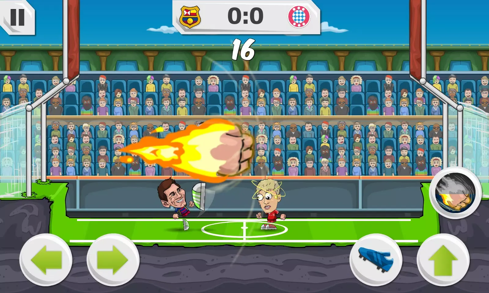 Tangkapan skrin Y8 Football League