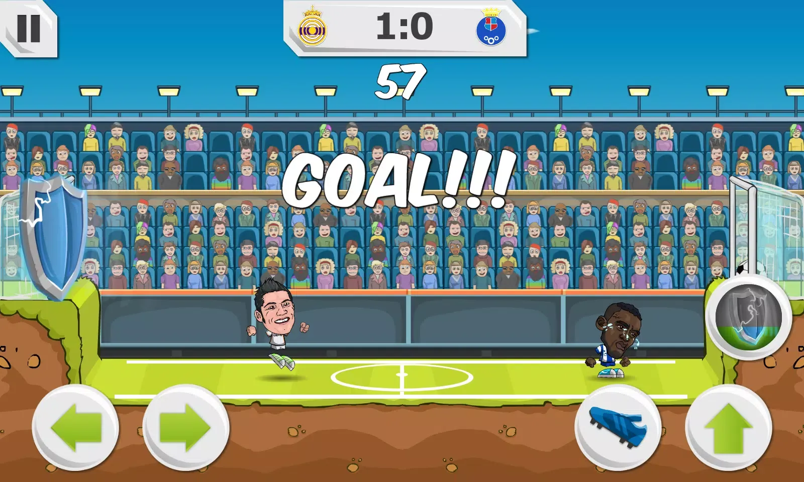 Tangkapan skrin Y8 Football League