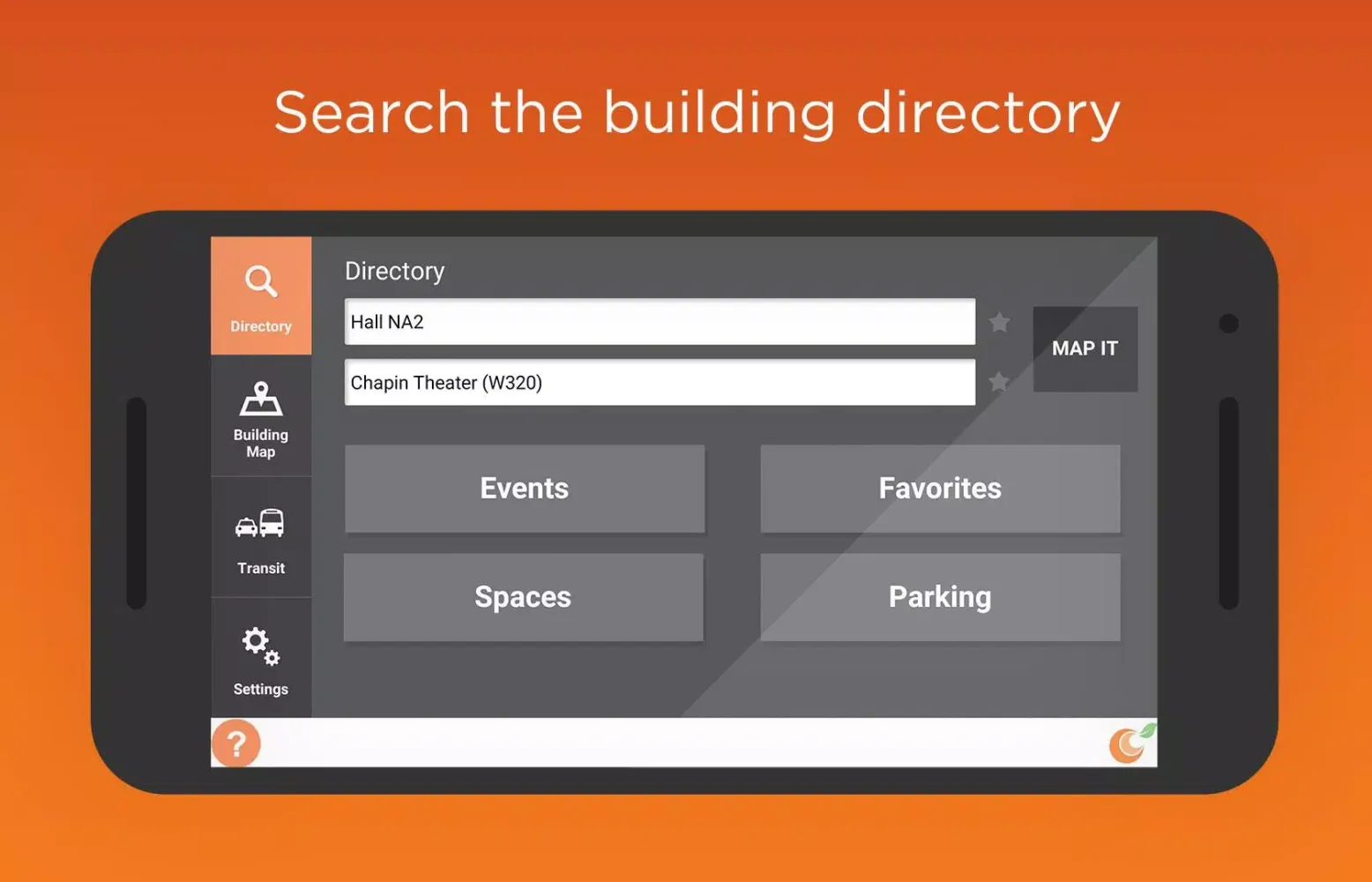OCCC Campus Wayfinding Screenshots