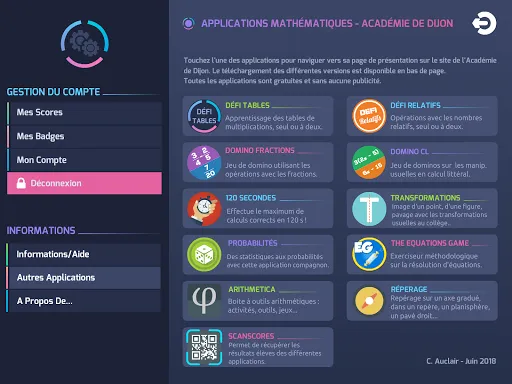 Défi Tables Screenshots