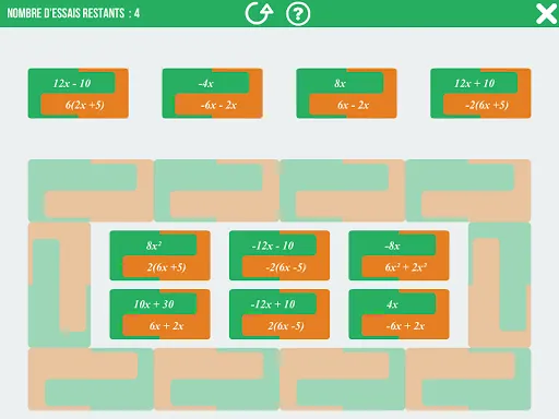 Domino Calcul Littéral应用截图
