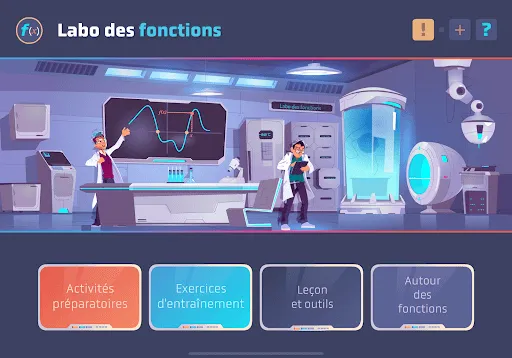 ภาพหน้าจอของ Labo des Fonctions