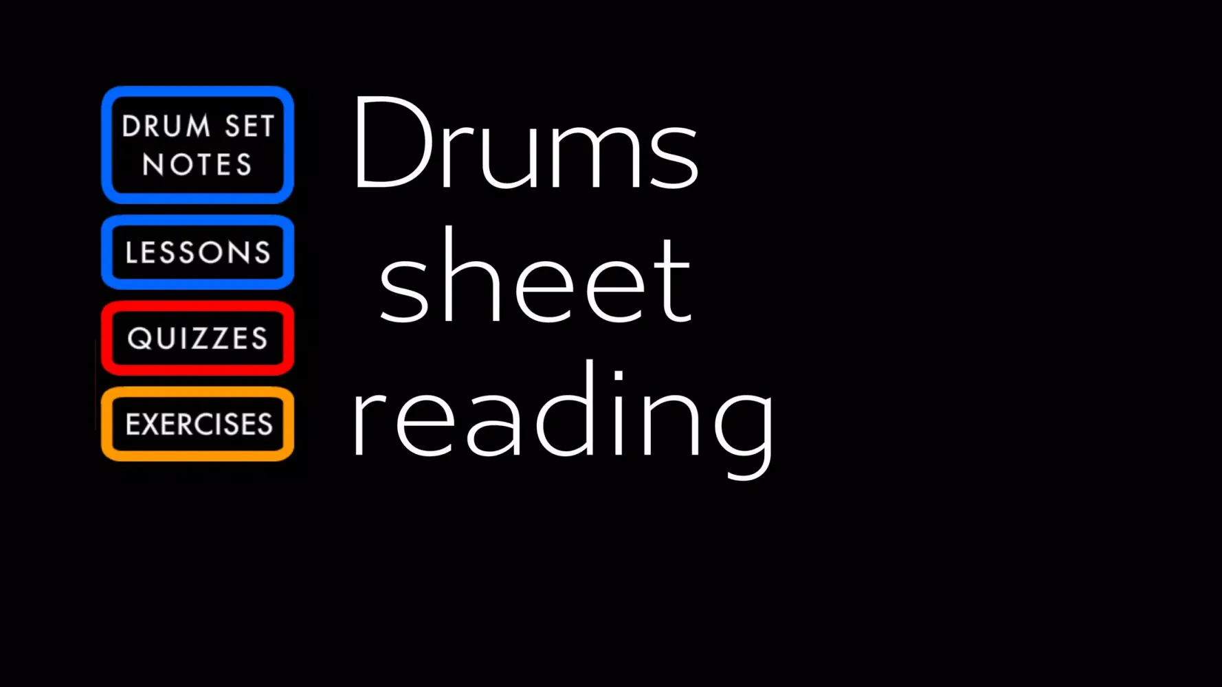 Drums Sheet Reading Screenshots