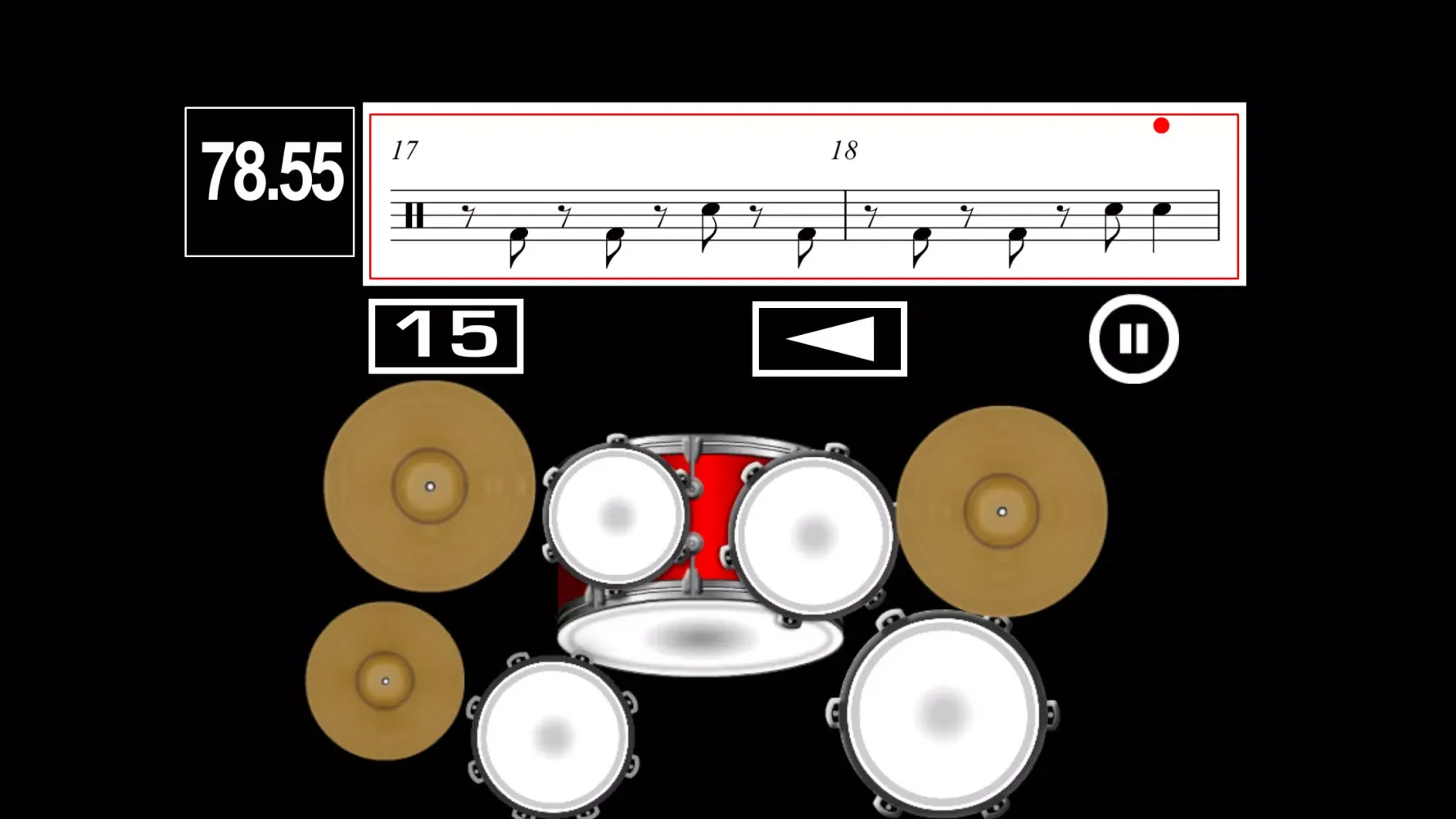 Drums Sheet Reading Screenshots