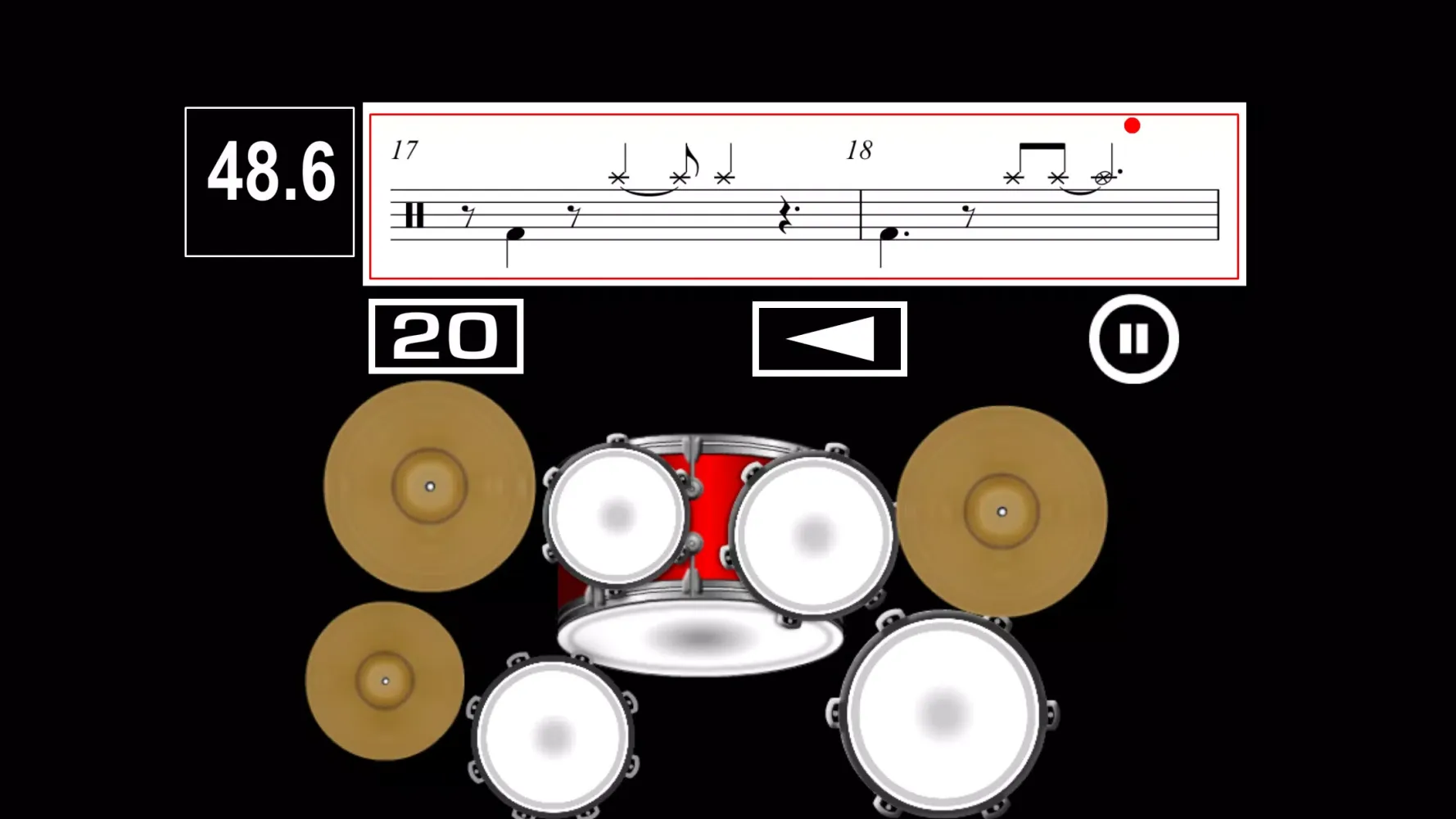 Drums Sheet Reading Screenshots