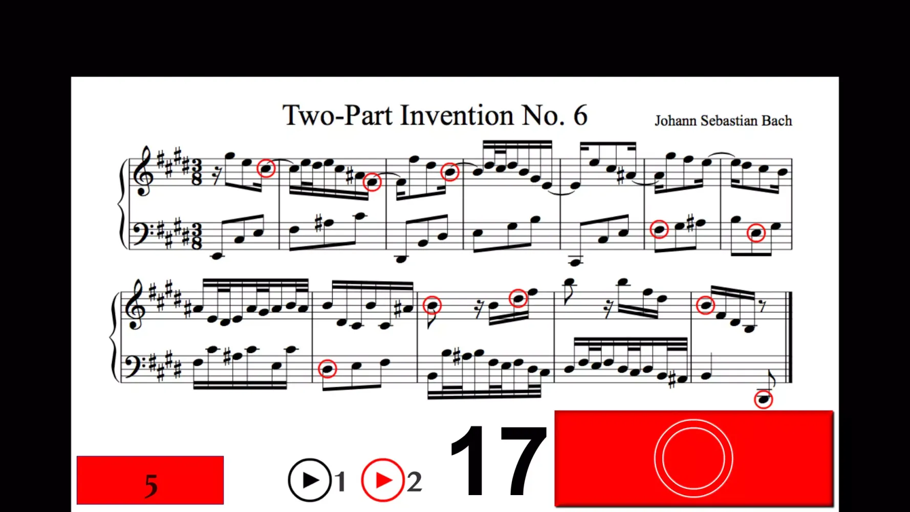 Read Bach Sheet Music スクリーンショット