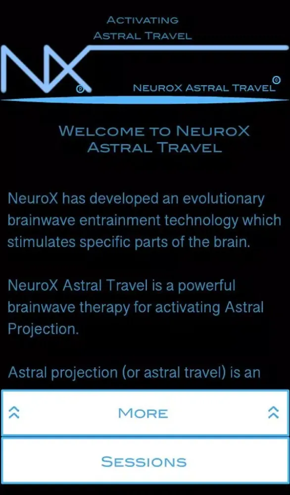 NeuroX Astral Travel Screenshots