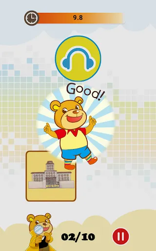 Tangkapan layar Peter Bear 勇闖單字王