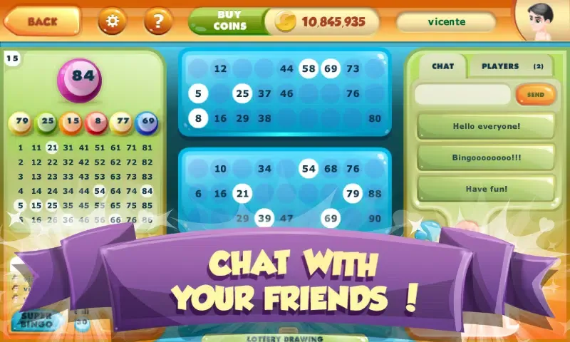 Our Bingo Screenshots