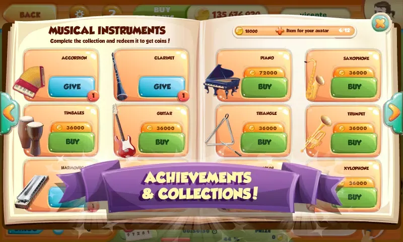 Our Bingo Screenshots