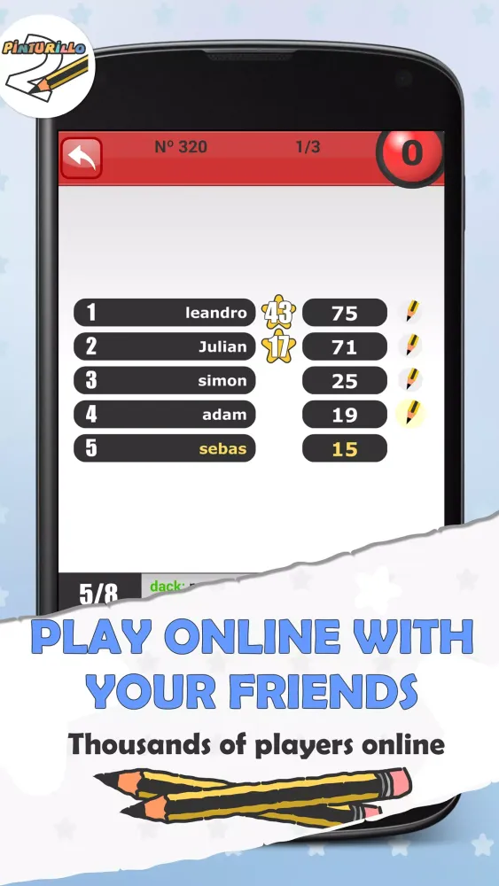 Pinturillo 2 Screenshots