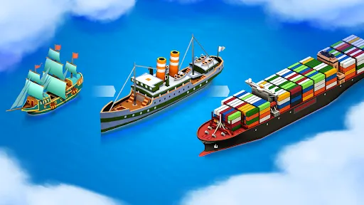 Capturas de tela do Sea Port: Cargo Boat Tycoon