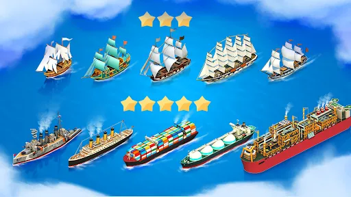 Capturas de tela do Sea Port: Cargo Boat Tycoon