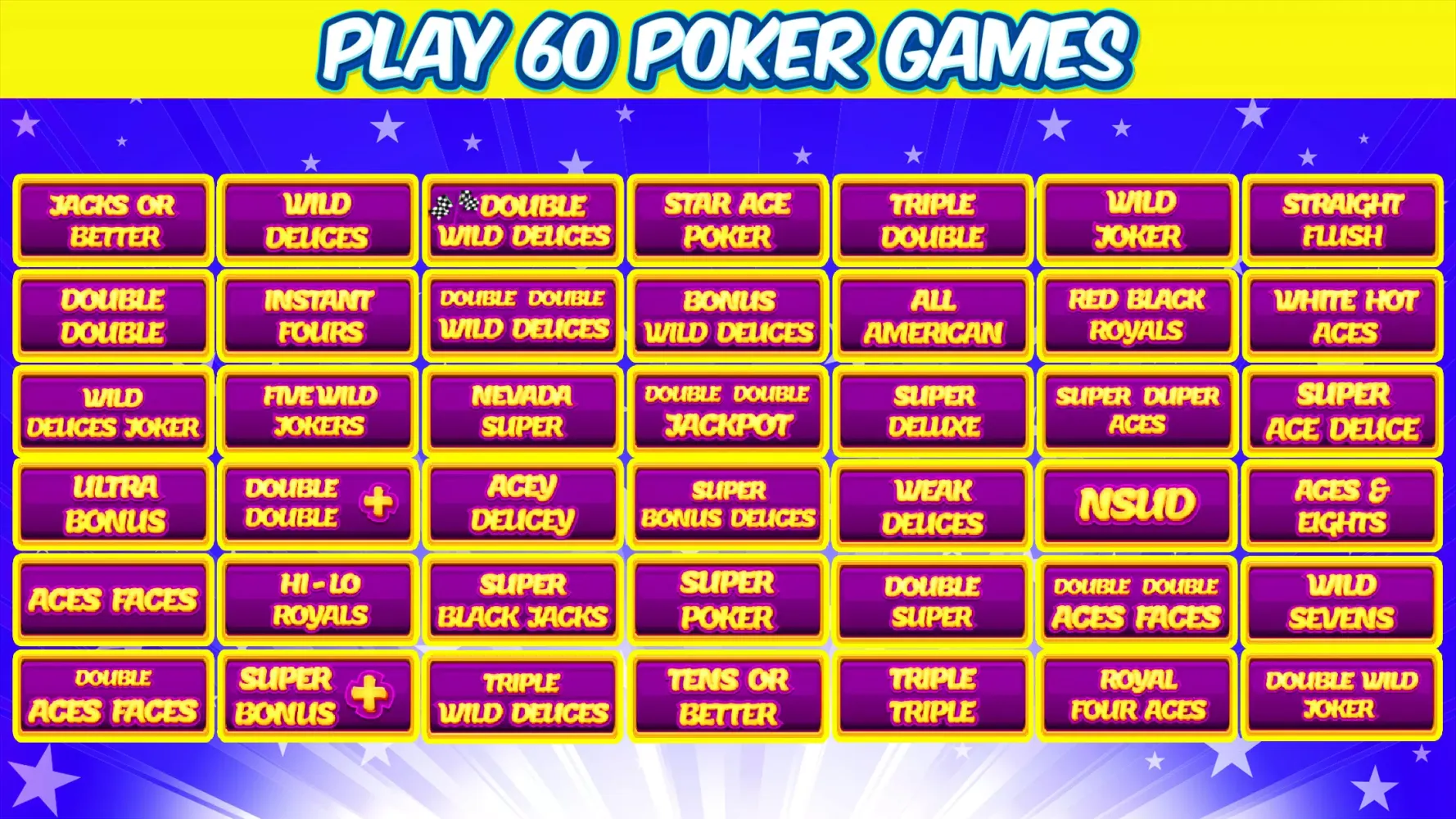 Video Poker Deluxe Screenshots