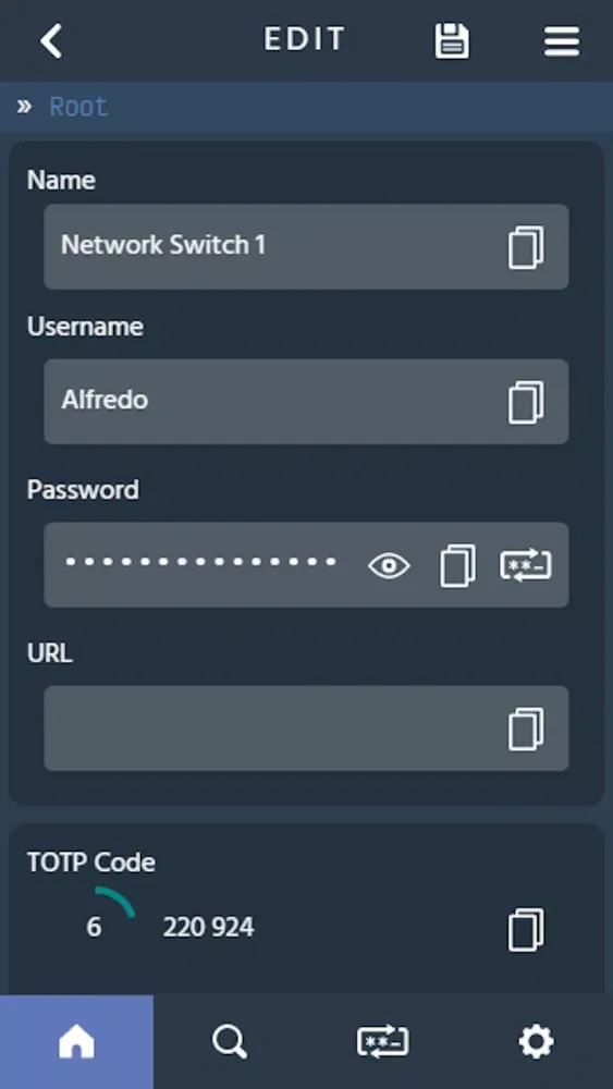 Pleasant Password Server App Screenshots