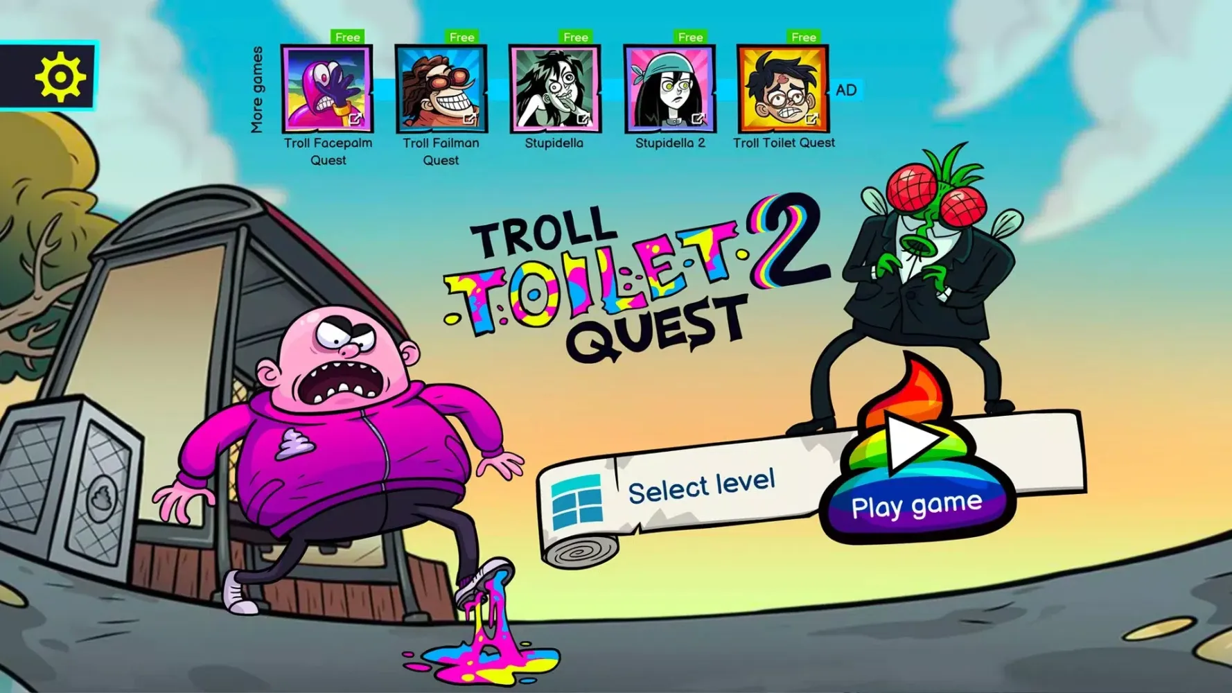 Troll Toilet Quest 2 スクリーンショット