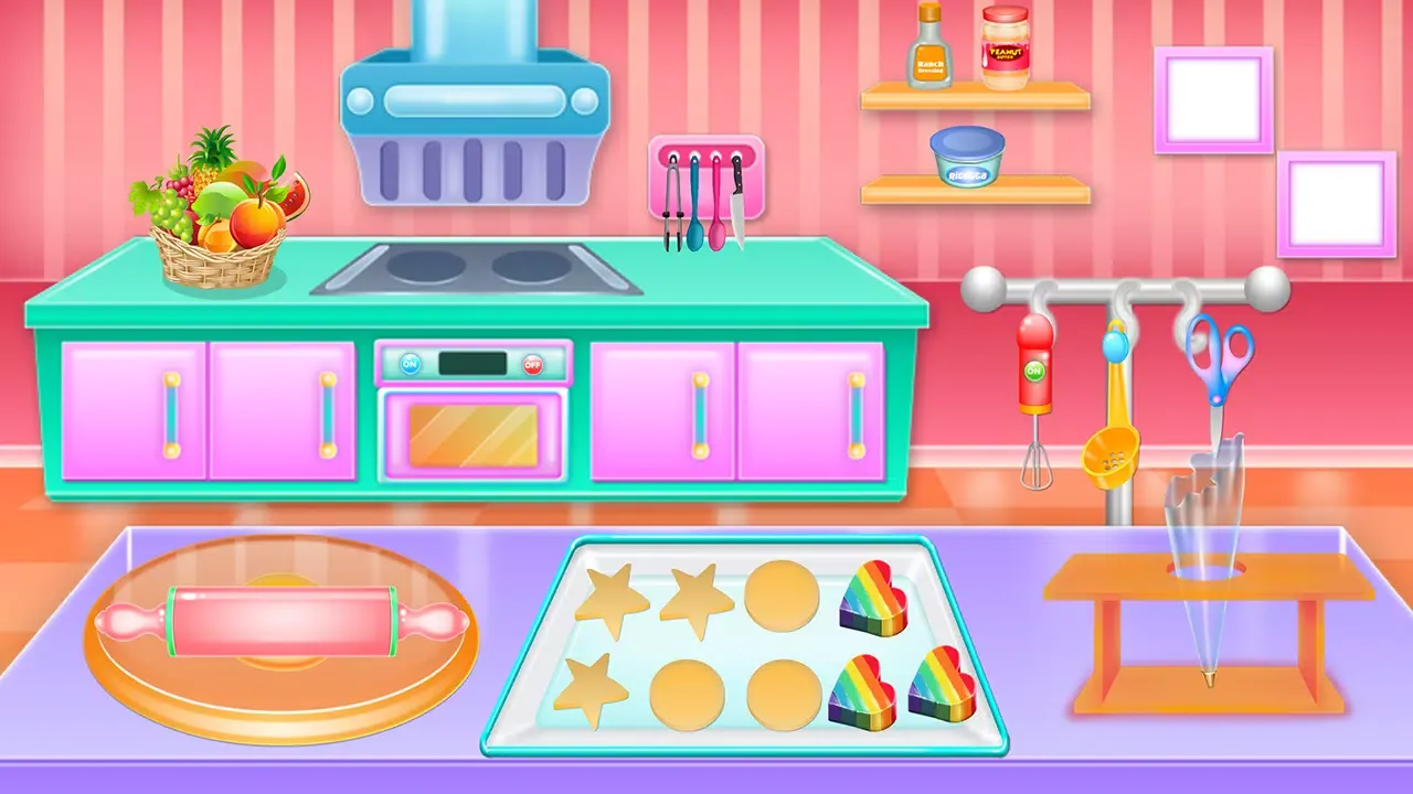 Colorful Cookies Cooking Screenshots