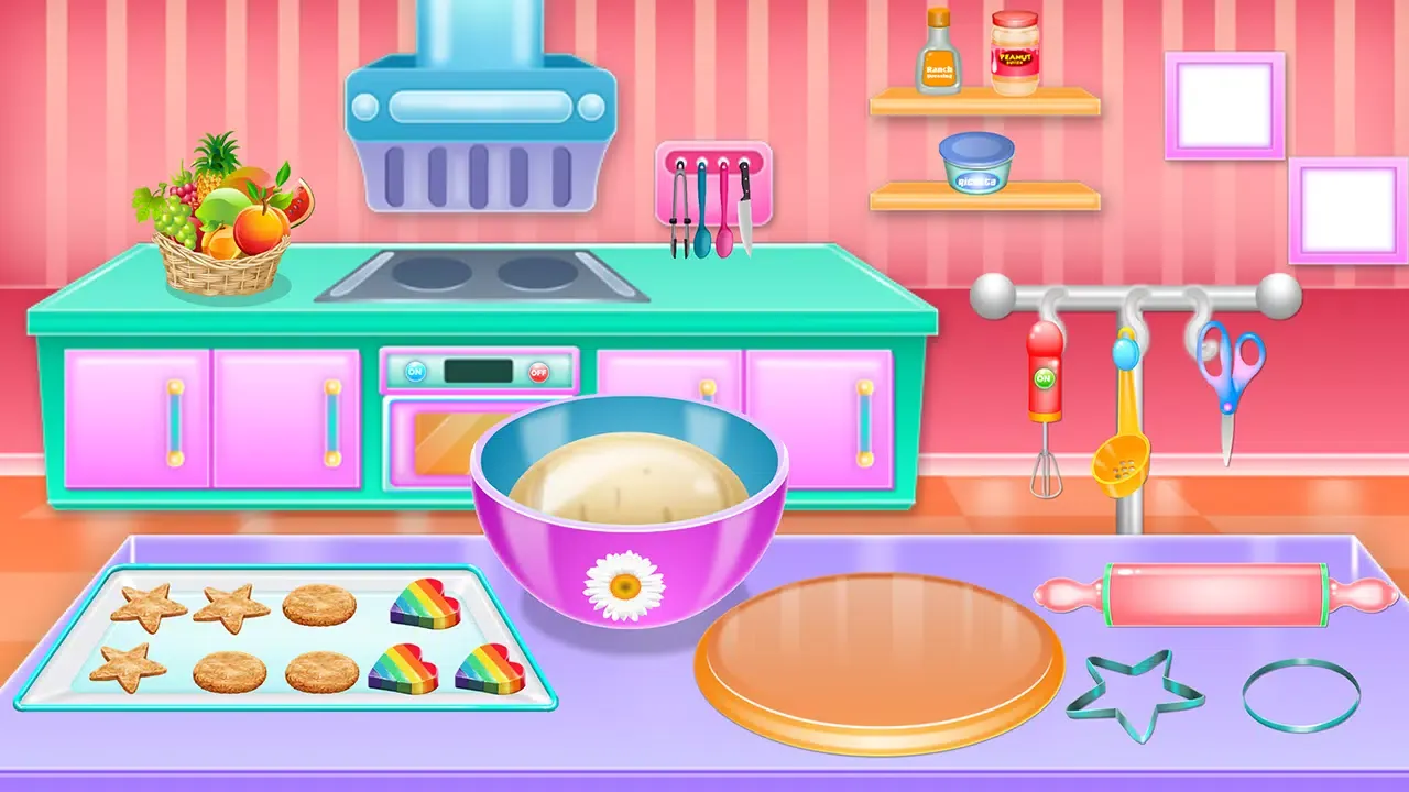 Colorful Cookies Cooking Screenshots