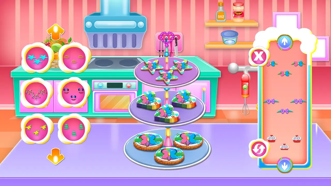 Colorful Cookies Cooking Screenshots