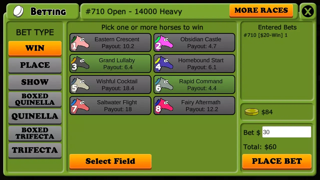 Hooves of Fire سکرین شاٹس