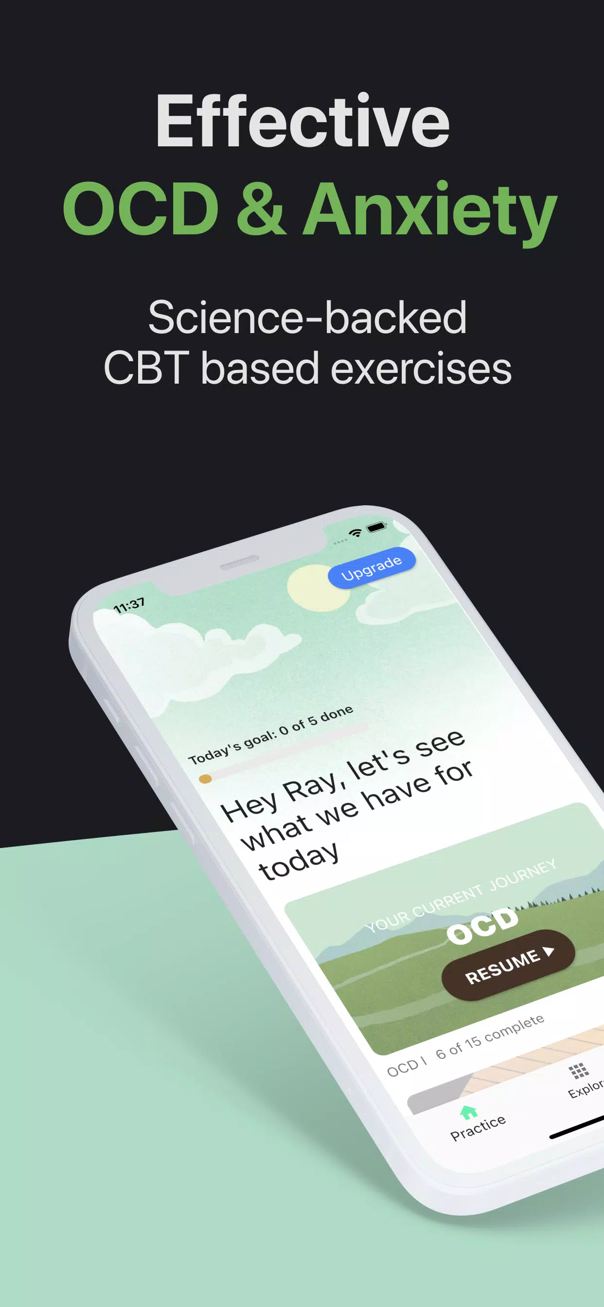 OCD.app Anxiety, Mood & Sleep Screenshots
