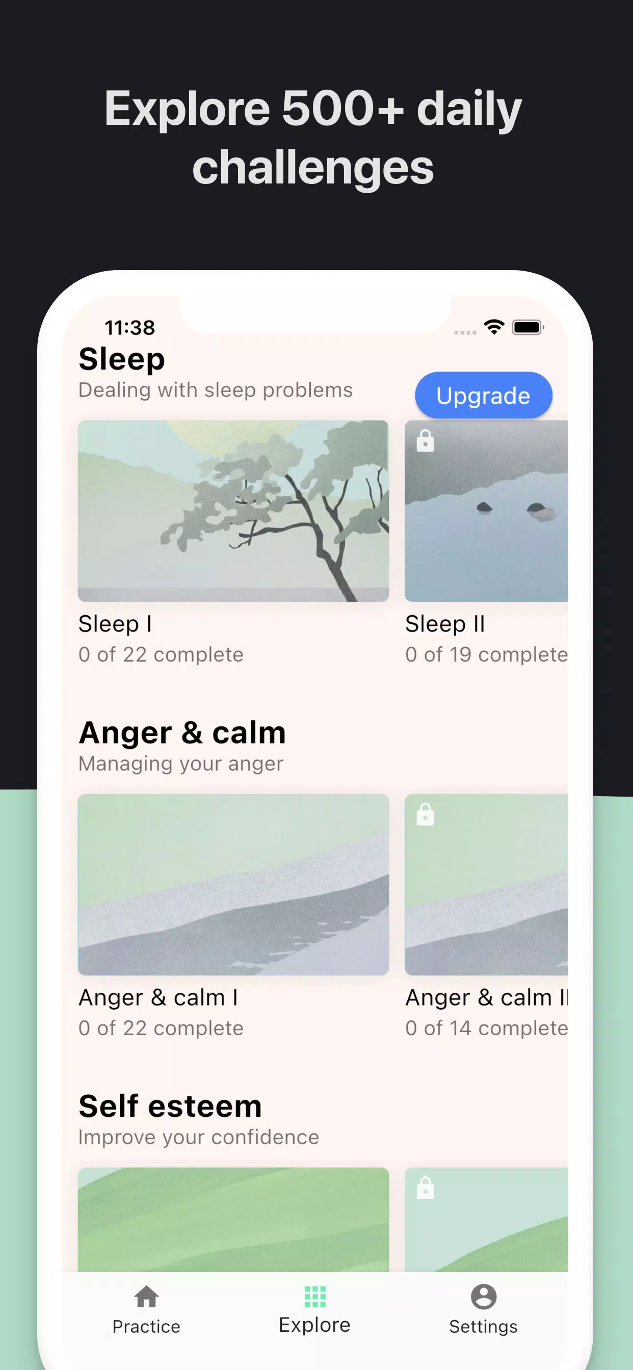 OCD.app Anxiety, Mood & Sleep Screenshots