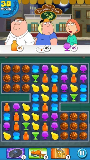 Tangkapan skrin Family Guy Freakin Mobile Game